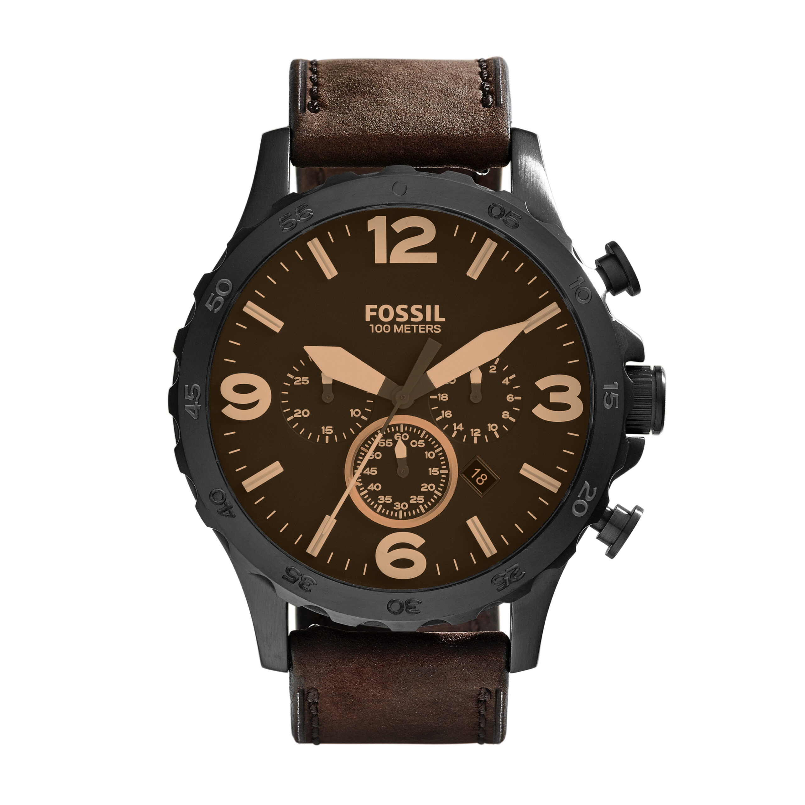 Montre Homme, Nate, Chronographe, Fossil
