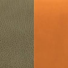 Cuir Kaki/Cognac pour bracelet 8 mm