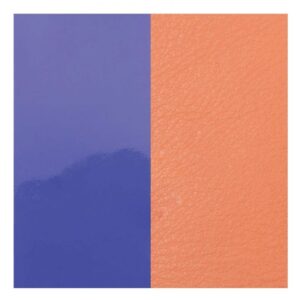 Cuir Violet Vernis/ Saumon pour bracelet 8 mm