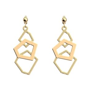 Boucles d'oreilles Gigi Dorée 25 mm