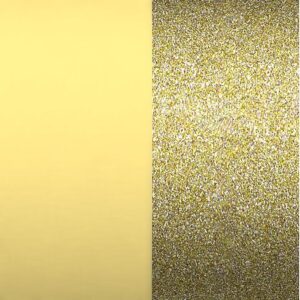 Simili Cuir Jaune Citronnée/Blé doré pour bague 16mm