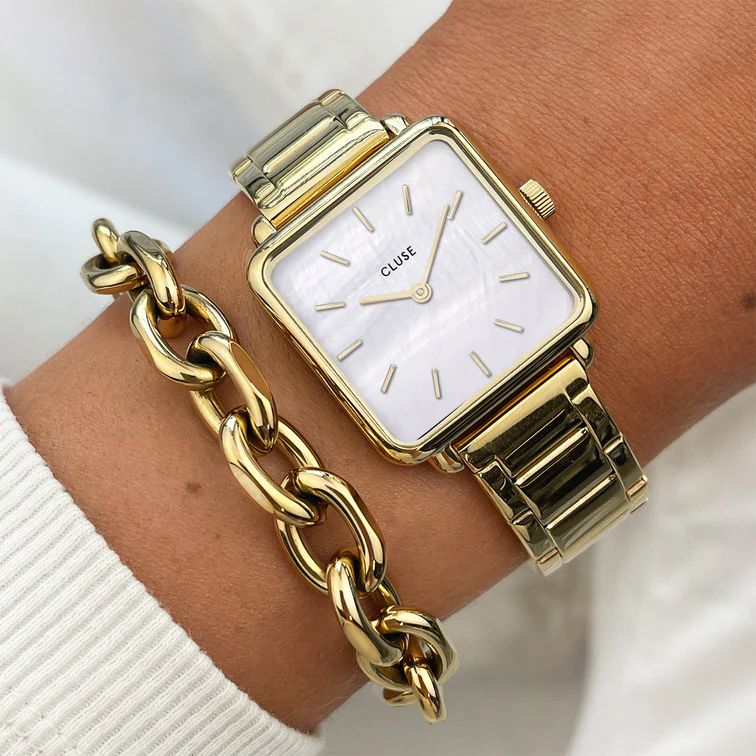 Trétagone, Steel White Pearl, Dorée, Cluse – Image 5