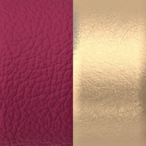 Cuir Vigne/Beige Irisé pour bracelet 8 mm