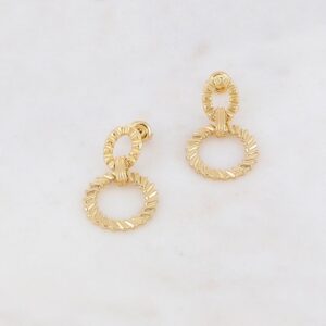 Boucles d'oreilles dorées - Ikita