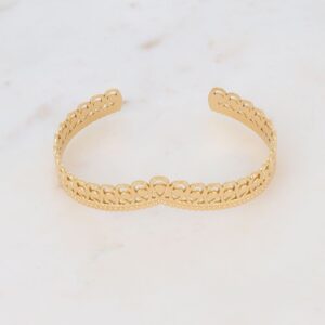 Bracelet jonc doré - Ikita