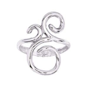 Bague Argent Arabesques, taille 52