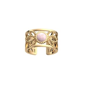 Bague Lotus Perle rose, Taille 56 - Les Cadettes