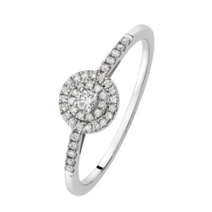 Bague Or Blanc et Diamants