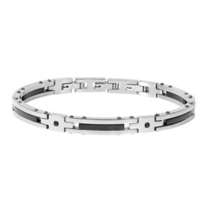 Bracelet acier 6 mm, harvey stone