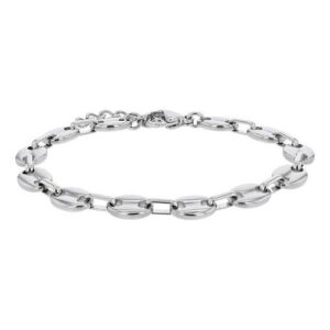 Bracelet Acier grain de café, Harvey stone