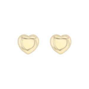 Boucles d'oreilles enfant Or jaune Coeur