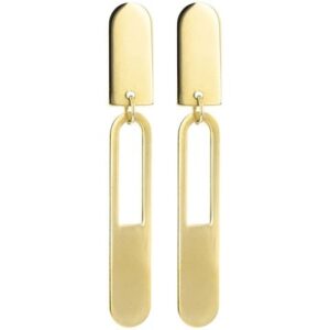 Boucles d'oreille pendantes or jaune