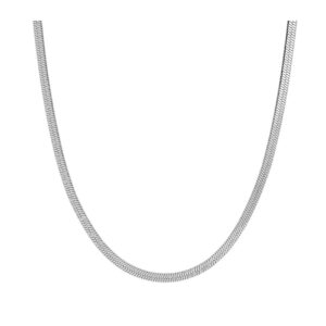 Collier Acier maille miroir 3 mm