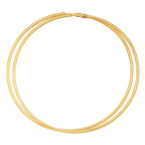 Créoles Or jaune fil 1.5 mm Ø 60 mm