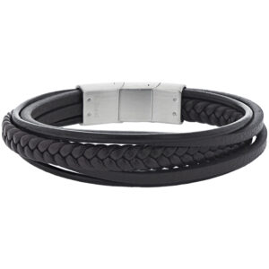 Bracelet multiliens cuirs, Harvey Stone