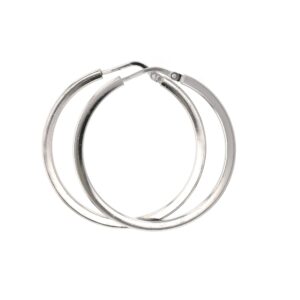 Créoles Argent fil carré 2 mm Ø25 mm