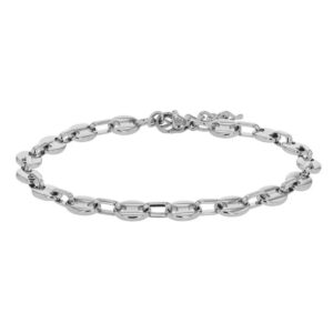 Bracelet Acier Grain de Café, 6 mm, Harvey Stone