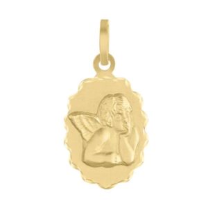 Médaille Ange or jaune 750/000