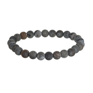 Bracelet Agathe grise, Harvey Stone