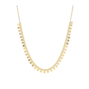 Collier Plaqué or, Multi Pampilles, Anamila