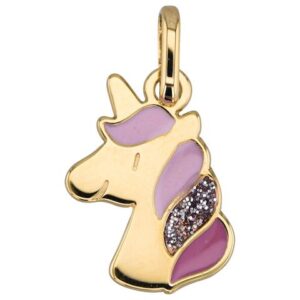 Pendentif Licorne, Or jaune 750/000