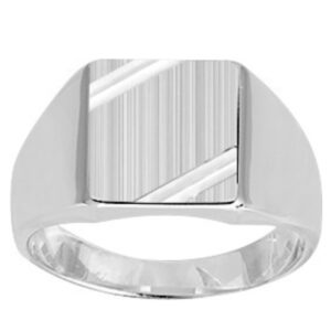 Chevalière Argent 12 x 13 mm