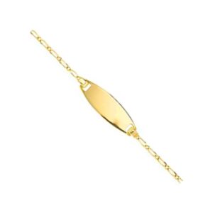 Gourmette Bébé Or jaune 750/000, 14 cm