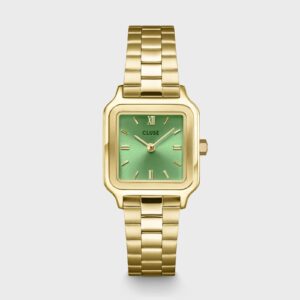 Gracieuse Petite Watch Steel, Light Green, Gold Colour
