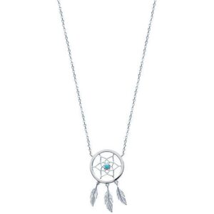 Collier Argent Attrape rêve, Anamila