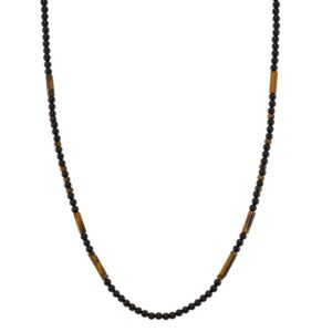 Collier homme "Soren", Oeil de Tigre, Jourdan