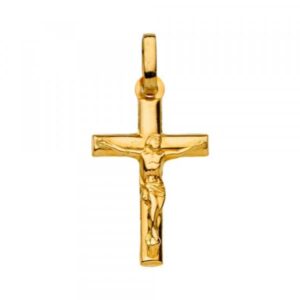 Pendentif crucifix 20 x 12 mm, Or jaune