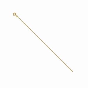 Chaine Or jaune, maille vénitienne Ø 0.5 mm, 40 cm