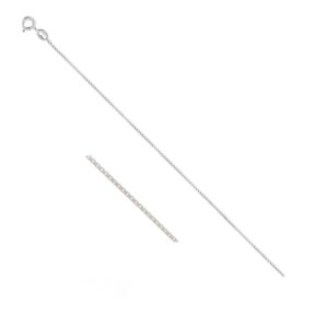 Chaine Argent, maille vénitienne 0.65 mm, 40 cm