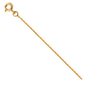 Chaine forçat, Or jaune 750/000, Ø 1,1 mm,  50 cm