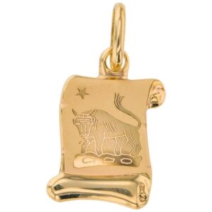 Pendentif Or jaune 12 x 12 mm, Zodiaque Taureau