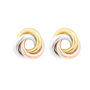 Boucles d'oreilles Cercles, 3 ors