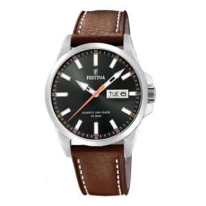 Montre Homme acier Ø 41 mm, Jour/Date, Festina