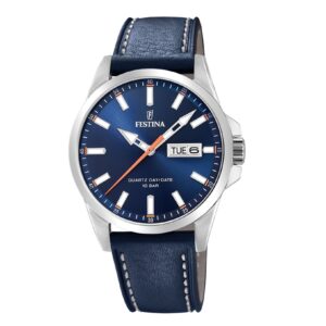 Montre Homme acier Ø 41 mm, Jour/Date, Festina