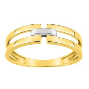 Bague Fantaisie Or Bicolore