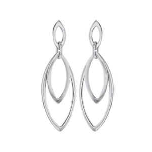 Boucles d'Oreilles argent, pendantes 45 mm