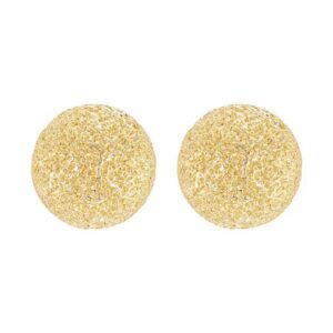 Boucles d'oreilles Or boules Laser 6 mm
