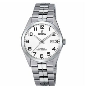 Montre homme tous chiffres et dateur, Ø 40 mm, Festina
