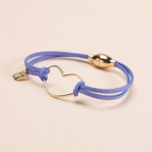Bracelet enfant, Lemon Heart, bleu llavande