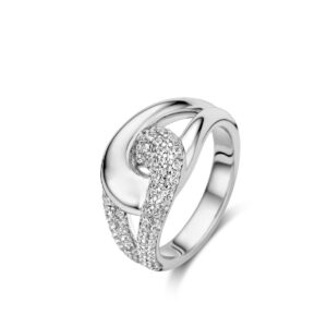 Bague Argent et Zirconiums, Naiomy