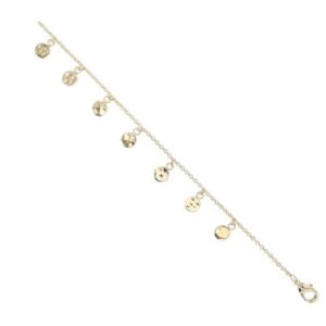 Bracelet Plaqué or et pampilles, Anamila