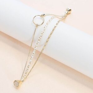 Bracelet "Tabatha" Sable Léo(pard) T1, Flowers for Zoé