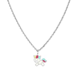 Collier enfant en argent, Licorne, Naiomy