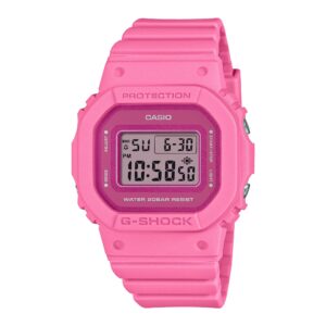 Montre femme "G-Shock" résine Rose bio-sourcée, 40.5 mm