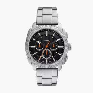 Montre Homme "Machine", Chronographe, 44 mm, Fossil