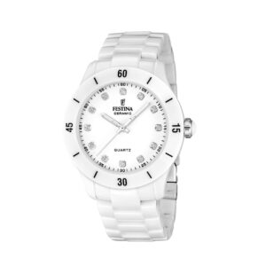 Montre Femme céramique blanche, Festina